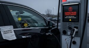 Electric vehicle charging failure that may support a California lemon law claim