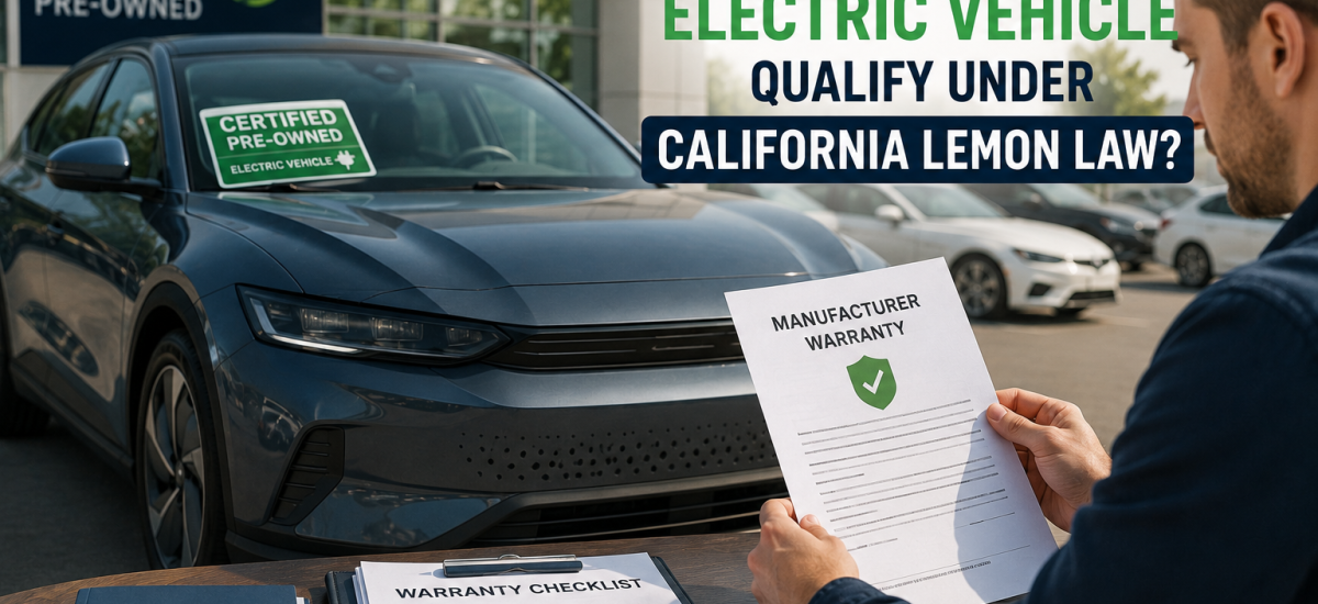 Can a Used Electric Vehicle Qualify Under California Lemon Law?